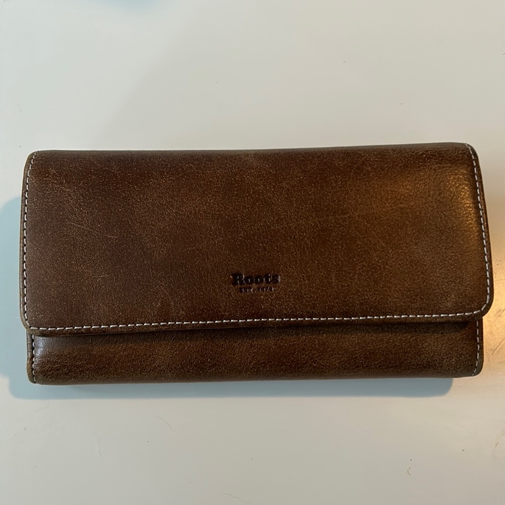 Roots Leather Wallet